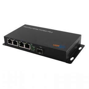 1000M 1 SFP port 4 RJ45 Ports Media Converter