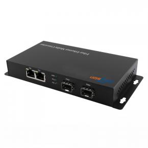 1000M 2 SFP ports 2 RJ45 Ports SFP Media Converter