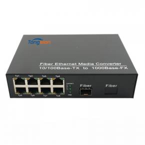 1000M 1 SFP ports 8 RJ45 Ports SFP Media Converter