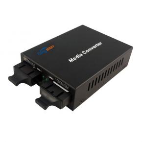 1x9 Single-Mode to Multi-Mode Fiber Ethernet Media Converter